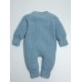 Комбинезон детский Amarobaby Pure Love Wool вязаный, голубой