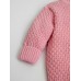 Комбинезон детский Amarobaby Pure Love Wool вязаный, розовый