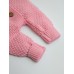 Комбинезон детский Amarobaby Pure Love Wool вязаный, розовый