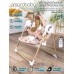 Электронные качели детские AMAROBABY WOODEN SWING, бежевый