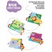 Книжка-игрушка шуршалка с хвостиками AMAROBABY Touch book, Джунгли