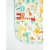 Коврик детский стёганный Amarobaby Soft Mat 115х115 см, Жирафики (бирюзовый)