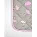 Коврик детский стёганный Amarobaby Soft Mat 115х115 см, Мечта (серый/розовый)