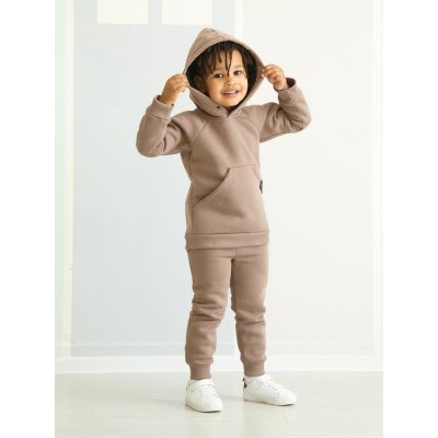 Костюм детский Amarobaby Mono ( худи и брюки), футер 360гр с начесом, бежевый