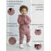 Костюм детский Amarobaby Mono ( худи и брюки), футер 360гр с начесом, розовый