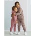 Комбинезон детский Amarobaby Mono, футер 360гр с начесом, розовый