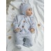 Костюм детский вязаный Amarobaby Pure Love Cutie, серый