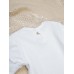 Боди с длинным рукавом и ползунки (штанишки) детские AMAROBABY Fashion, молочный