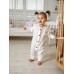 Комбинезон на пуговицах детский AMAROBABY Fashion, молочный