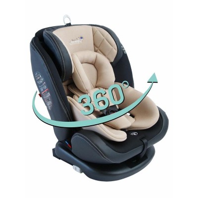 Автокресло детское AMAROBABY ST-3,Isofix класс D, группа 0+/1/2/3, (бежевый)