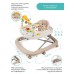 Ходунки детские с электронной игровой панелью AMAROBABY Walking Baby (бежевый)