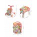 Каталка-ходунки Amarobaby Study Walker (3в1) музыкальный игровой центр со съемной игровой панелью и столиком, розовый