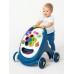 Каталка-ходунки Amarobaby WALKING WAY (2в1) музыкальный игровой центр, синий, 46,5х51х47 см.