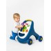 Каталка-ходунки Amarobaby WALKING WAY (2в1) музыкальный игровой центр, синий, 46,5х51х47 см.