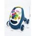 Каталка-ходунки Amarobaby WALKING WAY (2в1) музыкальный игровой центр, синий, 46,5х51х47 см.