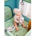 Манеж Amarobaby WALKY (Good Day Giraffe) квадратный, серый