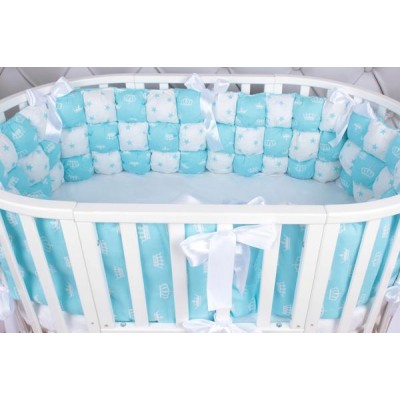 Борт Бонбон в кроватку 6 предметов AmaroBaby Royal care