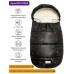 Конверт зимний меховой AMAROBABY Snowy Travel 105 см c рисунком