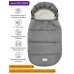 Конверт зимний меховой AMAROBABY Snowy Travel 105 см (однотонный)